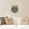 thumbnail image 4 of Rainbow Black Welcome Sign Farmhouse Front Porch Door Hanging Welcome Wreath for Holiday Wall Home 12 X 12 in Home Decor, 4 of 7