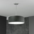 thumbnail image 3 of 571-204P-PC-BK Dainolite Everly - 4 Light Pendant-Polished Chrome Finish-Black  Shade Color, 3 of 3
