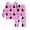 P46 Pink, variant on Tfken Halloween Nightwear Pajama Sets Girls Sleepwear 2 Piece Party Festival Halloween Pumpkin Print Pajamas Tops With Pants Set Homewear Long Sleeve Teen Soft Loungewear Outfit Size 2-3 Years Gray