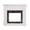 White + MDF, variant on Only Mantel (NOT INCLUDED 23" FIREPLACE)--White, 45.6"W*11.8"D*40"H