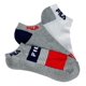 thumbnail image 1 of Calcetines Fila No Show Gris Rojo Cortas Gris Único, 1 of 5