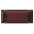 thumbnail image 3 of Preciosa® MAXIMA Crystal Fancy Stones Czech Crystal 435 26 212 Baguette Dura Foiling 90100 Burgundy 4x2mm., 3 of 5