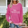 thumbnail image 5 of Fewfanhot Womens Long Sleeve Tops Crewneck Sweatshirt with Pockets Casual Loose Long Sleeve Letter Graphic Comfy Sweatshirts, 5 of 6