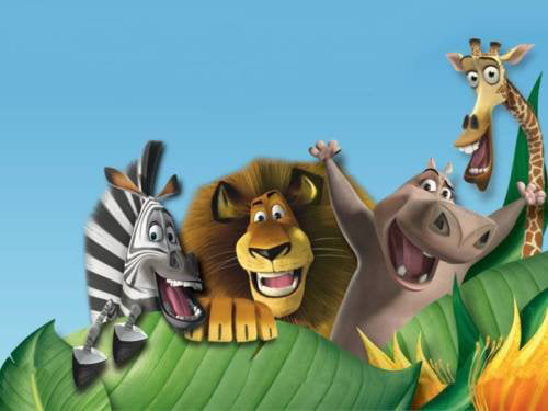 8 Sheets Stickers MADAGASCAR 3 Birthday Party Supplies Favors Alex Marty Gloria 