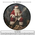 thumbnail image 2 of Spare Tire Cover Santa Lacrosse Player Waterproof Polyester Wheel Protectors Wheel Covers Coach Team Gifts Tire Cover Universal Fit for Trailer SUV Truck Camper Travel Trailers Accessories 14inch, 2 of 8