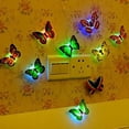 thumbnail image 1 of (18 piezas) Mariposas luminosas, coloridas pegatinas de pared de mariposas 3D, 1 of 5