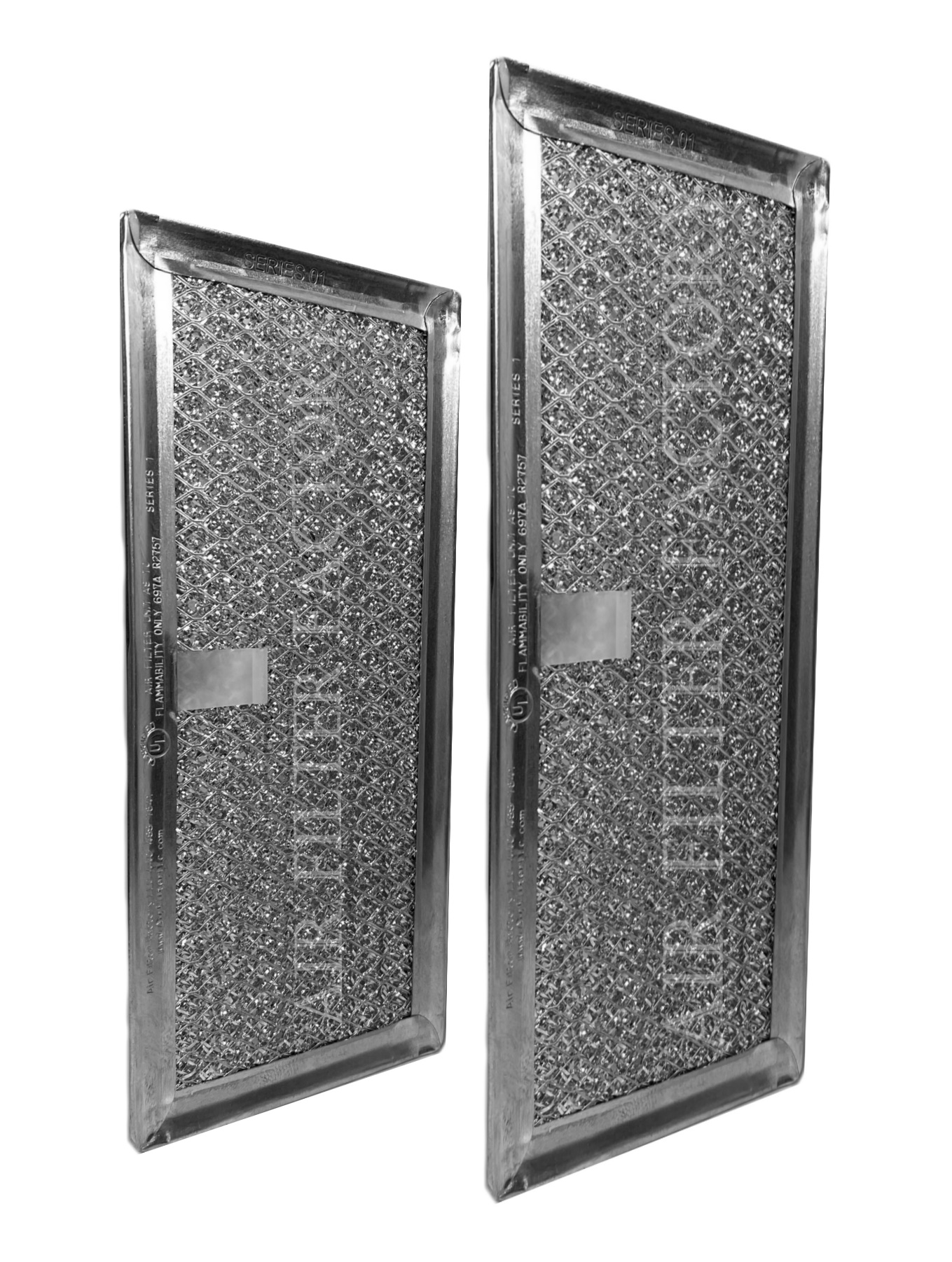 Air Filter Factory Replacement for S97009786, 97009786, 97009786A Broan Nutone Aluminum Downdraft Filter Set