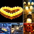 thumbnail image 2 of Velas LED de Electrónica Parpadeantes Pequeñas para Decoración Interior y Exterior, 2 of 8