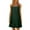 Dark Green, variant on Women's Beach Dress Sleeveless Backless Camisole Mini Casual Summer Flowy Comfortable Lightweight Outfit Womens Casual Trendy Midi Dresses