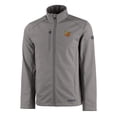 thumbnail image 2 of Men's Cutter & Buck  Gray Las Vegas Aviators Evoke Eco Softshell Recycled Full-Zip Jacket, 2 of 3