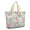 Jack Russell Terrier, variant on Tote Bag for Women - Husky Dog Flower Floral Shoulder Bag - Large Utility Work Duffle Bag with Zipper Handbag for Travel, Work, Sprots