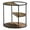 Black, variant on Furniture of America Marquesa Contemporary Wood Round End Table in Gray