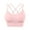 Pink, variant on Aayomet Sports Bras for Women Womens Back Sport Bras Padded Strappy Cropped Bras For Yoga Workout Fitness Bras,Sky Blue XL