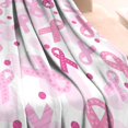 thumbnail image 3 of Pink Breast Cancer Blanket,Comfortable Soft Flannel Throw Blanket,All Season,Warm Lightweight Blankets for Sofa Bed Couch Living Room Chair,60"x80", 3 of 4
