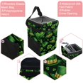 thumbnail image 2 of Saint Patrick's Day Foldable Car Garbage Can with Lid, Leak-Proof, Hanging Storage Bag - Trash Can for Car, Mini Trash Can, 2 of 6