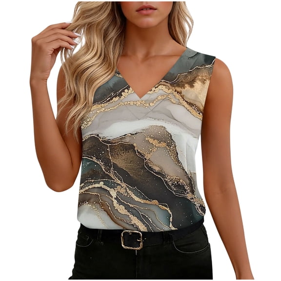 Fznquz White Women Tank Tops Sleeveless Satin 2026 Blouse V Neck Summer Plus Size Women Tops