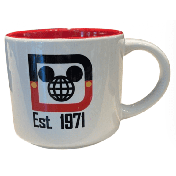 Disney Parks Walt Disney World Est. 1971 LogoMickey Mouse Coffee Mug New W Tag