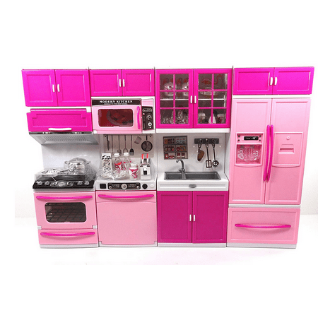 Large XXL Doll Play Kitchen For Toddlers Toy Kitchen Features Lights And Sounds Perfect Pretend Play Kitchen