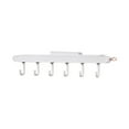 thumbnail image 1 of Clearance! beishanbush Hooks for Hanging 6 Hook Wall Hanging Coat Rack Wall Decor Hat Storage Rack Shelf Hanger White One Size Pink, 1 of 2