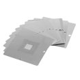 thumbnail image 5 of 23 piezas/lote de plantillas para consola de juegos BGA Reballing de 90 mm x 90 mm para, etc., color plateado, 5 of 5