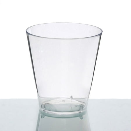 Shot Glasses Under $5 BalsaCircle Clear 50 pcs 2 oz Disposable Plastic Shot Glasses - Wedding Reception Party Buffet Catering Tableware ()
