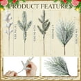 thumbnail image 2 of Dalrosia 40PCS Berry Stems Pine Branches with Snow Artificial Christmas Picks Floral Pine Cones Faux Stems Spray Christmas Tree Picks Artificial Pine Branches Holly Pine Sprigs for Crafts, 2 of 4