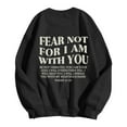 thumbnail image 6 of Zylarhe Girls Boys Sweatshirt Girls Winter Pullover Hoodie Soft Casual Round Neck Sweater Comfortable Daily Wear Outfit For Kids Ages 3-14 Years Black 7-8 Years, 6 of 7
