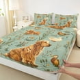 thumbnail image 3 of Castle Fairy Cute Dog Duck Queen Sheet Sets for Kids Children,Cartoon Animal Bed Set, 3 of 7