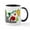 White/Black Inside, variant on CafePress - Eat Fruits & Vegetables Mug - 11 oz Ceramic Mug - Novelty Coffee Tea Cup