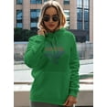 thumbnail image 2 of Brooklyn Superior Denim Goods Hoodie Women -Image by Shutterstock, Female 4X-Large, 2 of 4