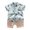 Green, variant on Hiijoy Toddler Boys Outfits Summer Short Sleeve Button-Down Shirt Shorts Set, Sizes 2-3T