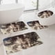 thumbnail image 1 of Uuiauoio Solid Color Bath Mats 4 Set,Bathroom Rugs,Toilet Mats Universal,Soft and Comfortable,Water Absorption,Non-Slip Thick Washable,Easier to Dry(15.7x31.5in,15.7x23.6in,15.7x19.6in,15.7x14.9in), 1 of 7