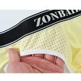 thumbnail image 2 of TANBOM Mens Sexy Thong Underwear Lightweight Tagless Comfortable Underwear Yellow M, 2 of 4