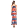 thumbnail image 4 of White Mark Robe Maxi Superposée Teinture sur Nœuds Kalea pour Femme, 4 of 5