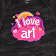 thumbnail image 4 of Inktastic Artist I Love Art Girls Baby Bodysuit, 4 of 5