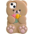 thumbnail image 1 of Suitable for iPhone mobile phone case (suitable for women and girls), 3D retro, 1 of 5
