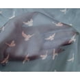 thumbnail image 3 of oneOone Silk Tabby Fabric Bird Ikat Printed Fabric 1 Yard 42 Inch Wide, 3 of 3