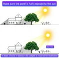 thumbnail image 6 of Qoosea Solar Fairy Lights Outdoor, 100 LED Cherry Blossom Fairy Lights Outdoor IP65 Waterproof Indoor 8 Modes for Garden Balcony Fence Decorations, 6 of 9