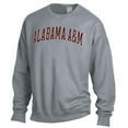 thumbnail image 2 of Men's ComfortWash Gray Alabama A&M Bulldogs Garment Dyed Pullover Sweatshirt, 2 of 3