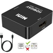 Digitnow, HDMI to RCA, 1080p HDMI to AV 3RCA CVBs Composite Video Audio Converter Adapter Supports PAL/ NTSC