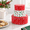 Snowflake & Holly, variant on Round Cookie Tin, The Nutcracker, Sturdy Food Storage Container for Holiday Gifting
