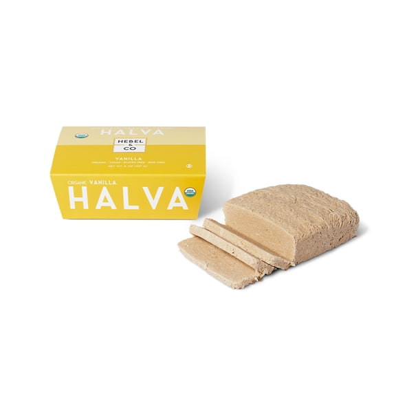 Hebel & Co Organic Sesame Tahini Vanilla Halva 8 oz