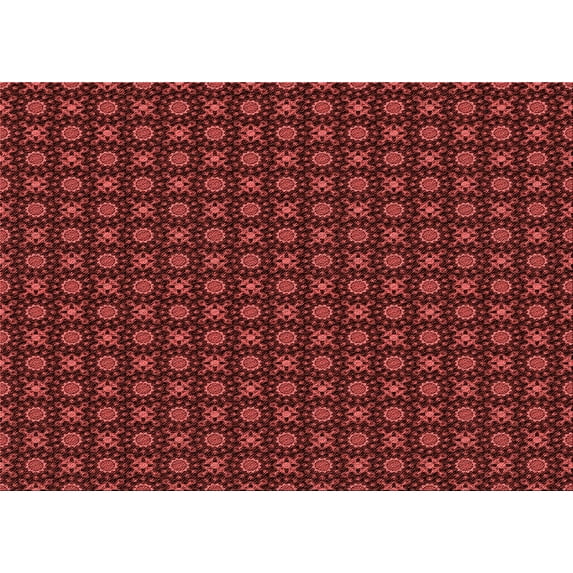 Ahgly Company Indoor Rectangle Patterned Maroon Red Area Rugs, 8' x 12'