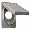 thumbnail image 2 of Morris Products 37160 One Gang Weatherproof Covers - Vertical Power Receptacle Gray, 2 of 2