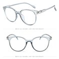 thumbnail image 3 of VMESZQFG Gaming Glasses Computer -Fatigue Blue Light Blocking Filter Eyeglasses Round Classic Casual Trendy Comfy Glasses Unisex Blue, 3 of 3