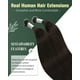 thumbnail image 4 of Extensiones de cabello Nano Tip, cabello humano real, 40 cm, 50 g, 4 of 8
