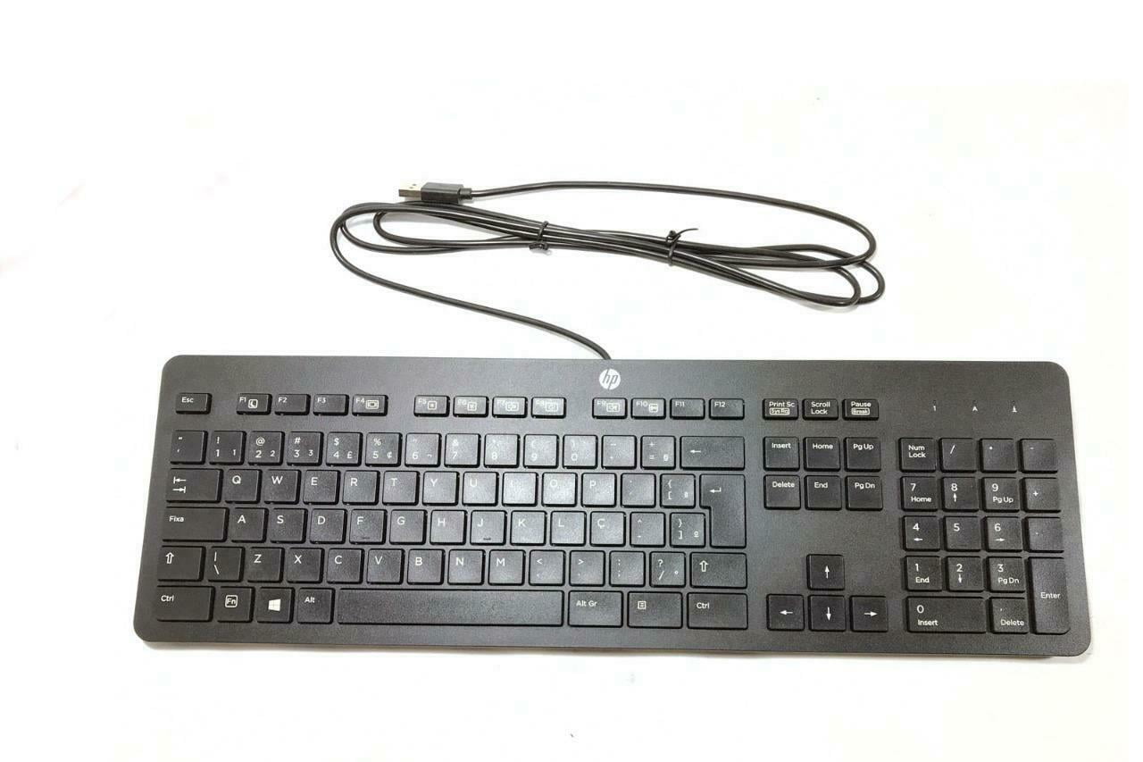 Encommium Abe flugt HP Keyboard Business Black Slim Style USB English Windows 8 Enhanced QWERTY  (Standard) 803181-001 803181001 803181-202 803823-001 SK2120 KU1469(Used) -  Walmart.com