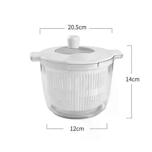 Vegetables Salad Spinner Lettuce Leaf Vegetable Dehydrator Greens Washer Dryer Drainer Crisper Strainer For Washing Drying Leafy