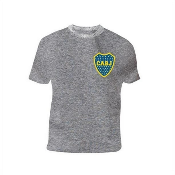 Boca Juniors CABJTEGS T-shirt Gris avec Logo