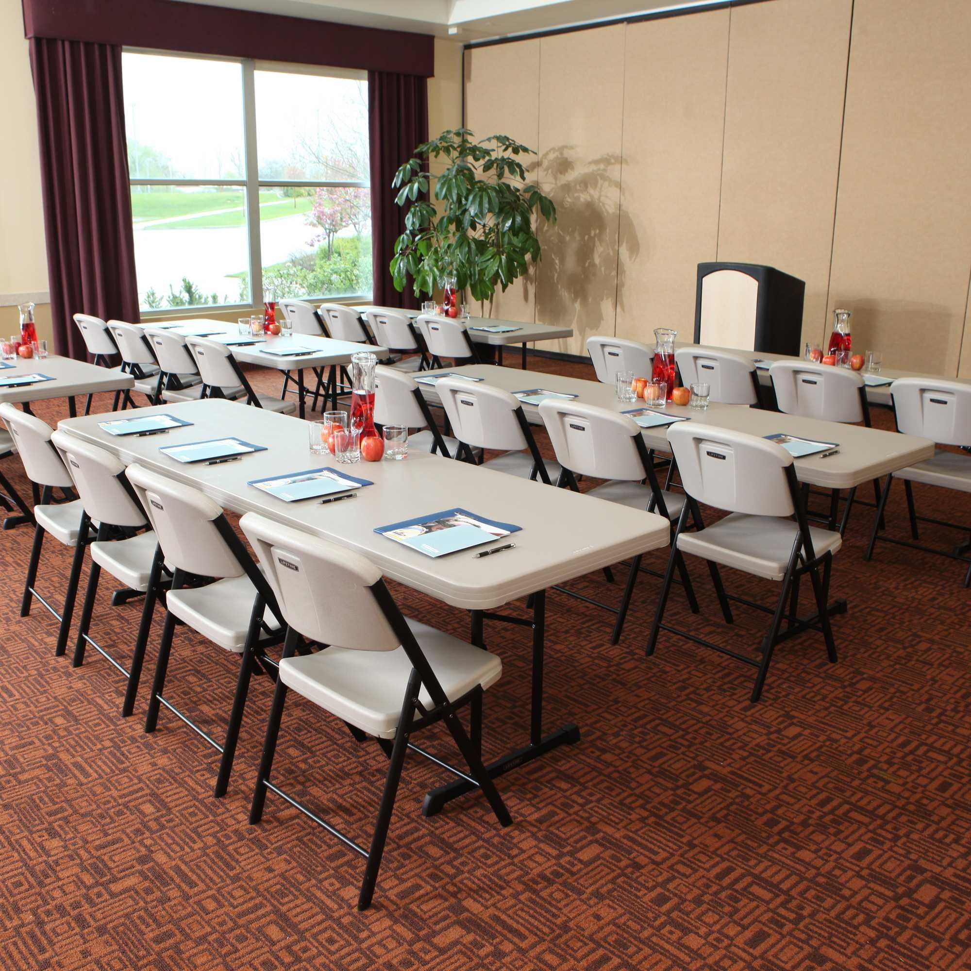 Lifetime 8 Foot Rectangle Folding Table, Indoor/Outdoor Professional Grade, Putty (80127)